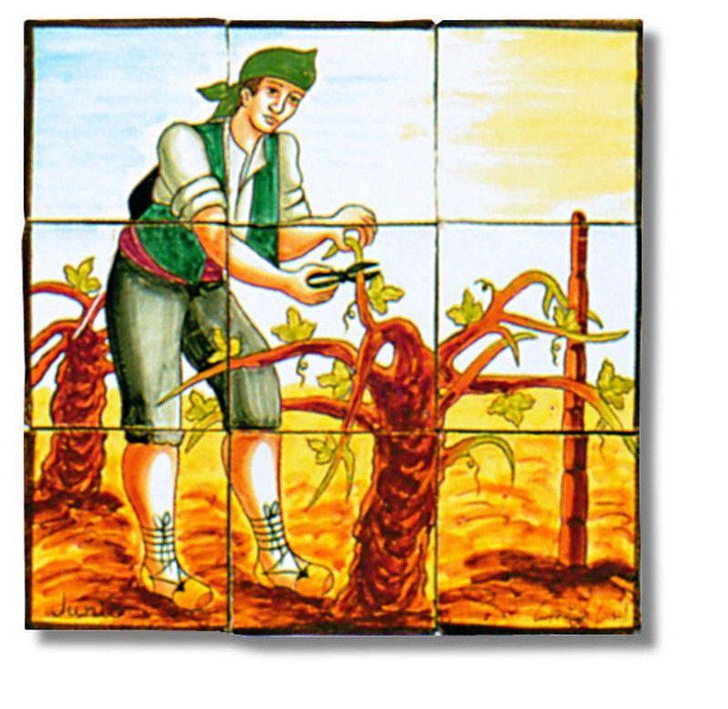 Mural ceramico Junio 39x39cm l´antiga