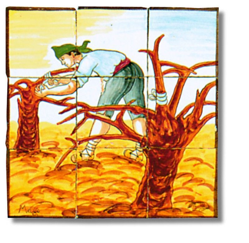 Mural ceramico Mayo 39x39cm l´antiga