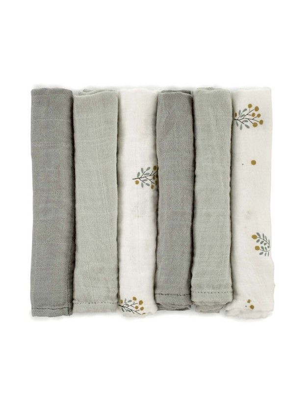 Muselinas De Bambú  35X35 cm Botanic