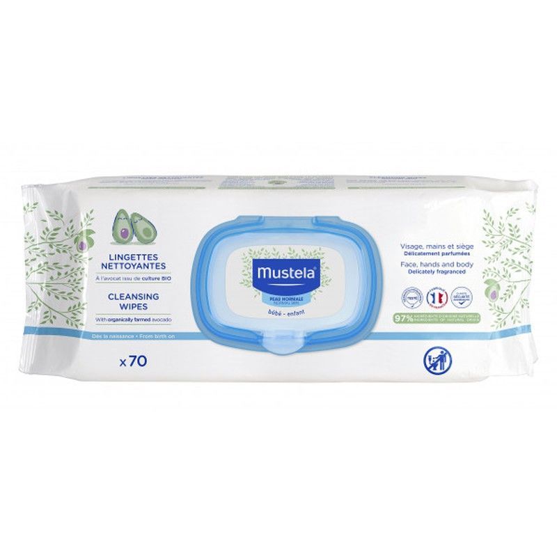 Mustela Toallitas Limpiadoras 70uds