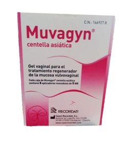 Muvagyn Centella Gel Vaginal 8 aplicadores de 5ml