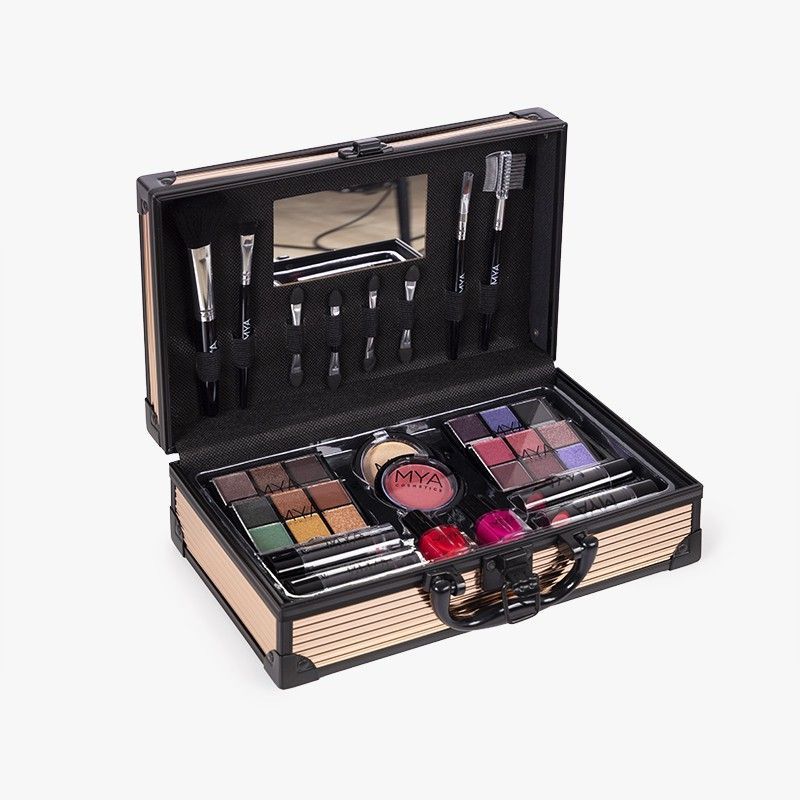 Mya Cosmetic Maletín de Maquillaje Bon Voyage Gold