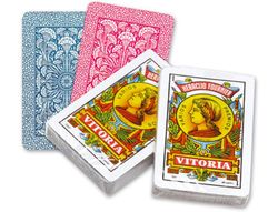 Naipes españoles Fournier con 50 cartas Estuche cartón