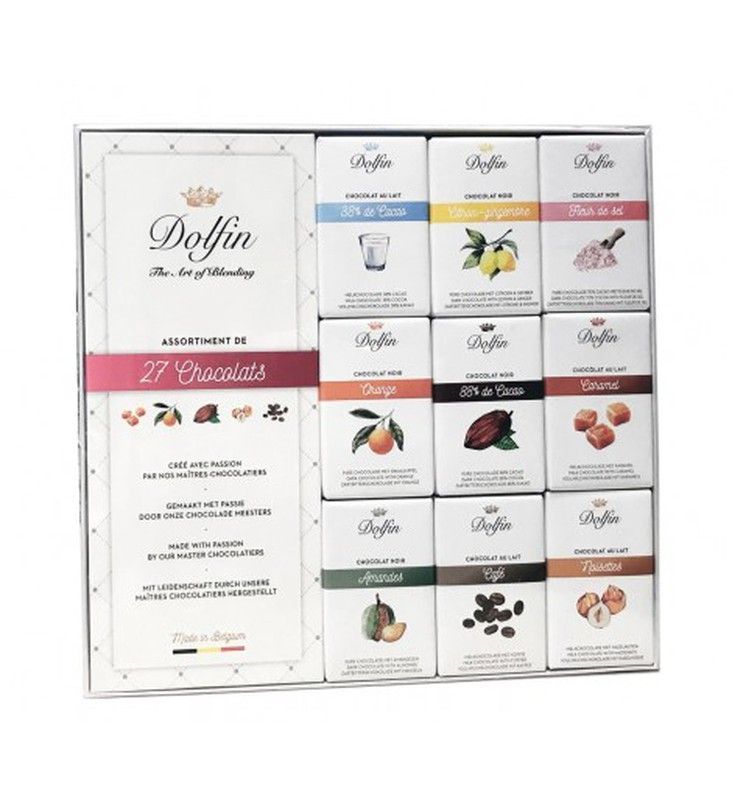 Napolitanas chocolate belga dolfin 27 uds