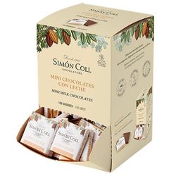 Napolitanas chocolate simon coll con leche caja 100 uds