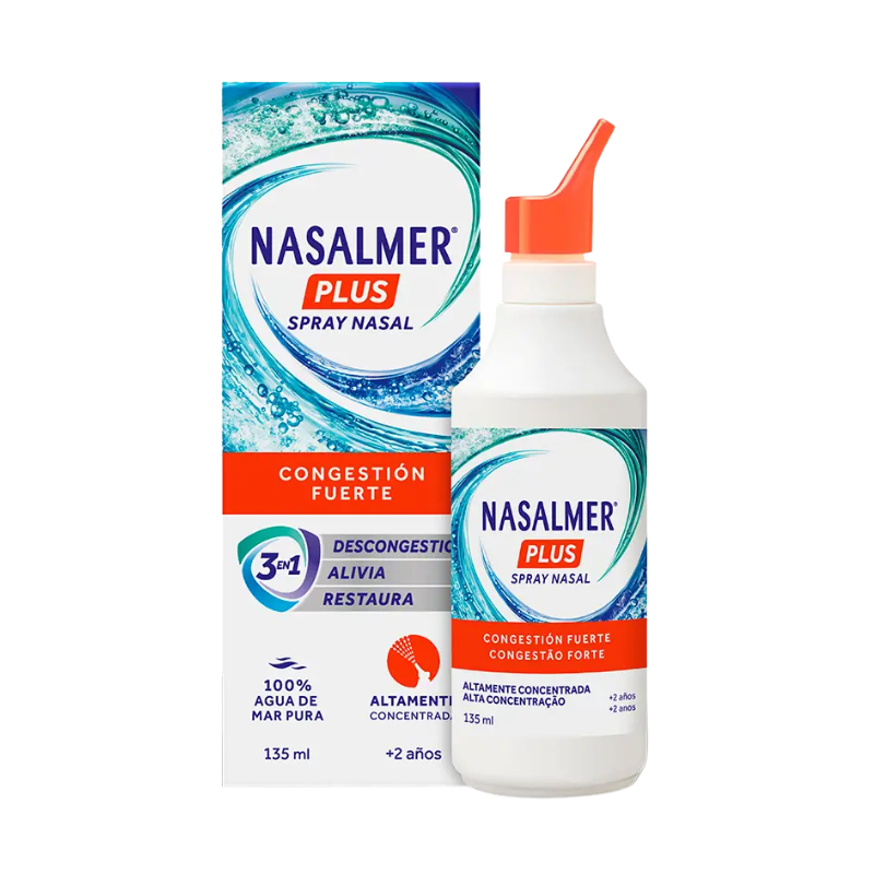 Nasalmer Plus Spray Nasal 100 ml – Limpieza profunda y natural