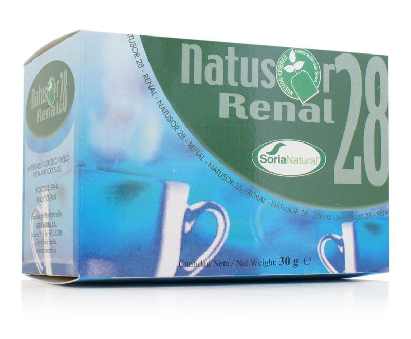 Natusor 28 Renal Infusión Caja 20 Filtros Soria Natural