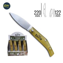 Navaja con mango de plastico de 220mm  edm  euro/u