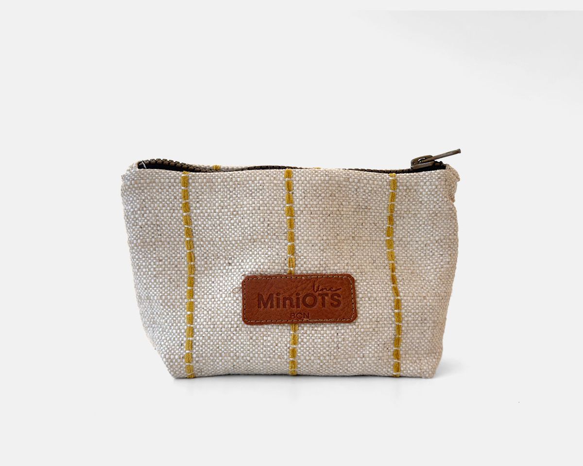 Neceser mediano MINIOTS rayas amarillas
