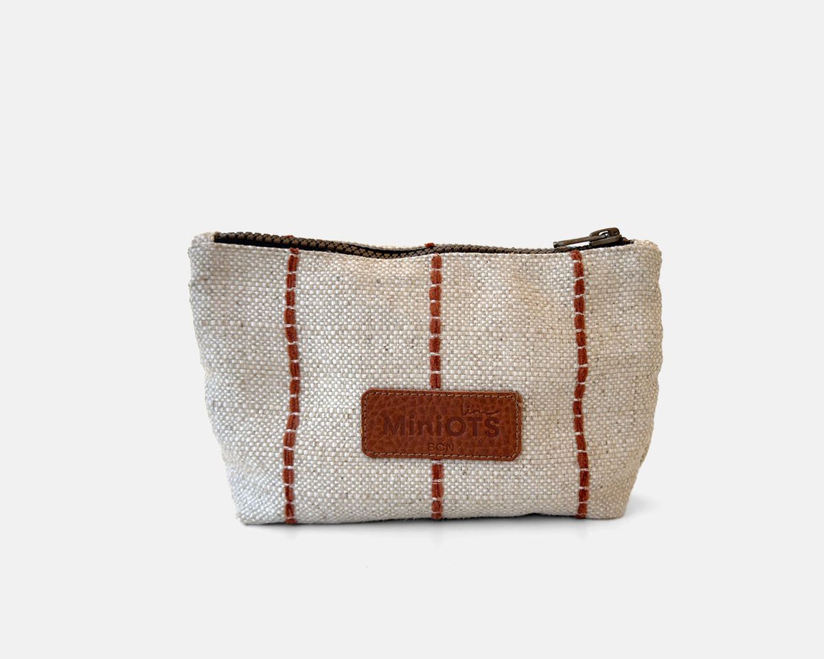 Neceser mediano MINIOTS  rayas caldera