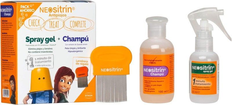 Neositrin Pack Champú + Gel + Lendrera