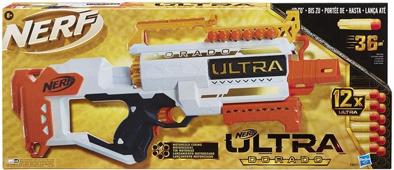 Nerf Ultra Dorada Lanzador