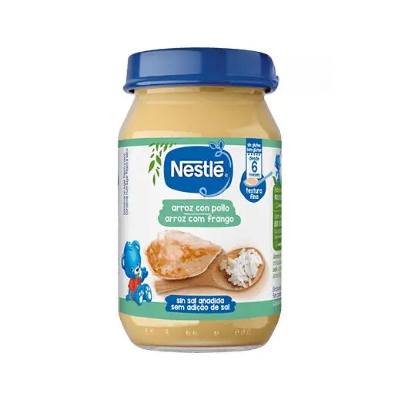 Nestle Tarrito de pure Arroz con Pollo 190gr