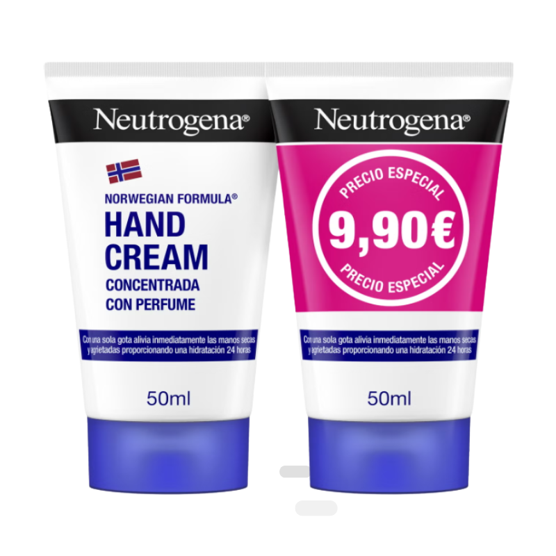 Neutrogena Crema de Manos Concentrada con Perfume 2×50 ml