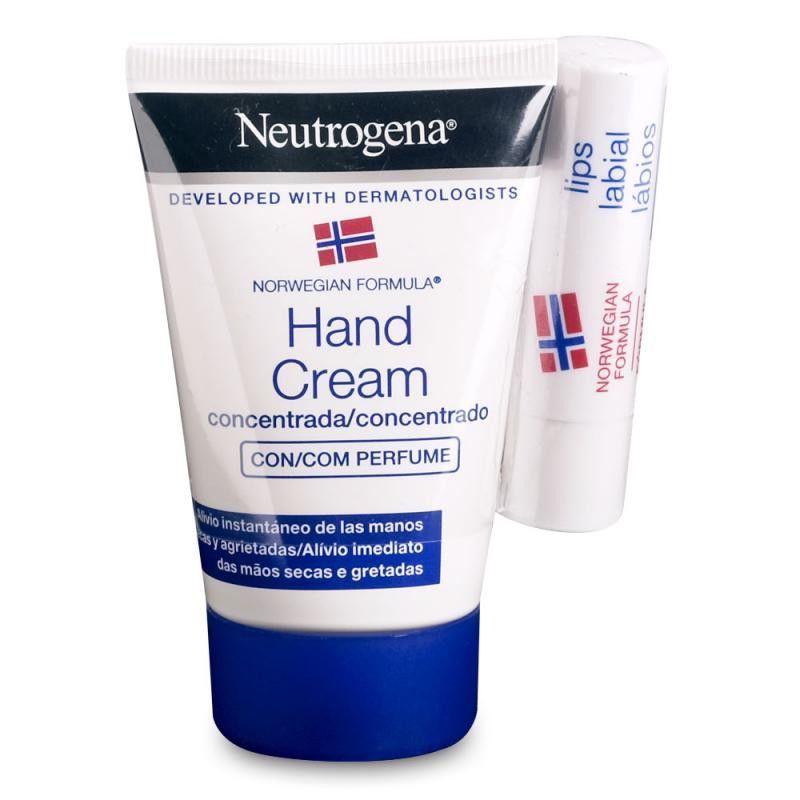 Neutrogena Crema Manos 50ml + Labial SPF20