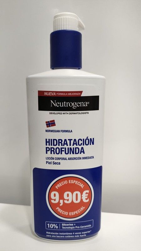 Neutrogena Fórmula Noruega Hidratación Profunda Loción Corporal Piel Seca 1 Envase 400ml Pack Promocional