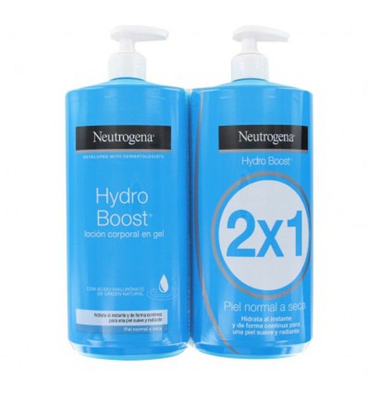 Neutrogena Loción en Gel Hydro Boost Duplo 750 ml + 750 ml