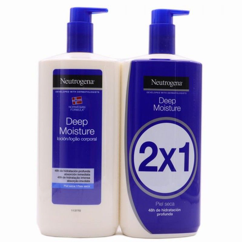 Neutrogena Loción Hidratación Profunda Duplo 750 ml + 750 ml