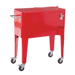 Nevera Vint. Ruedas Roja 56Lts Alaska