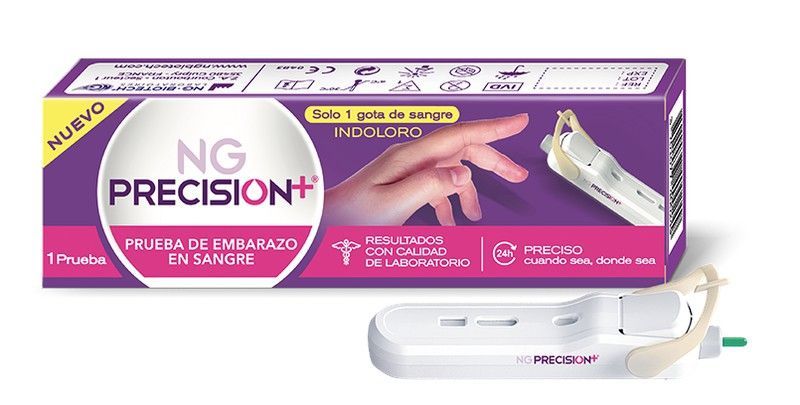 Ng Precision Prueba de Embarazo en Sangre 1 Prueba