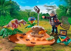 Nido De Estegosaurio Con Ladrón De Huevos