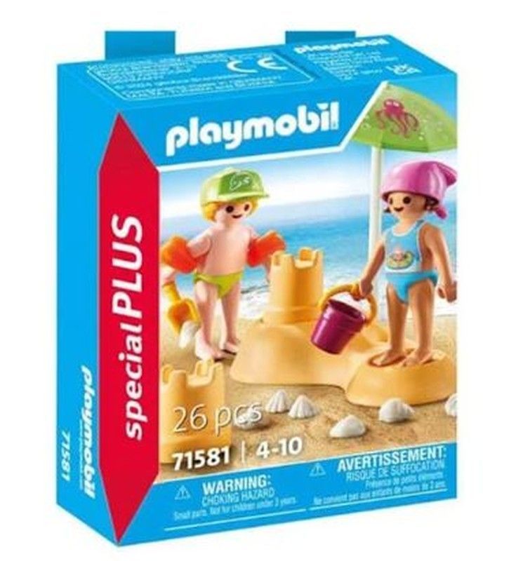 *NIÑOS CON CASTILLO DE ARENA