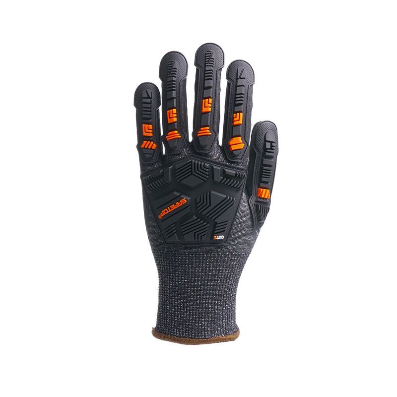 NITIMPACT, guante anti-impacto "P", corte E y palma nitrilo