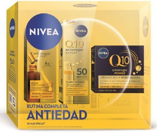 Nivea Face Care Q10 Estuche Serum+Flu+No