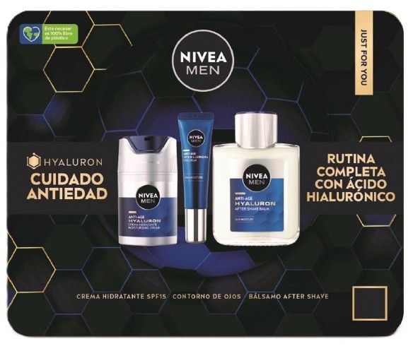 Nivea Men Hyaluron Estuche Crema+Cont+Ba