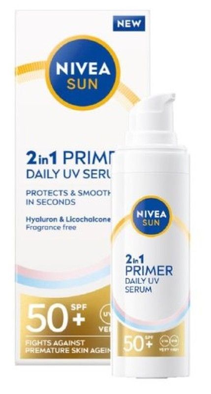 Nivea Sun Serum Facial 30 F-50 2en1 Hyal