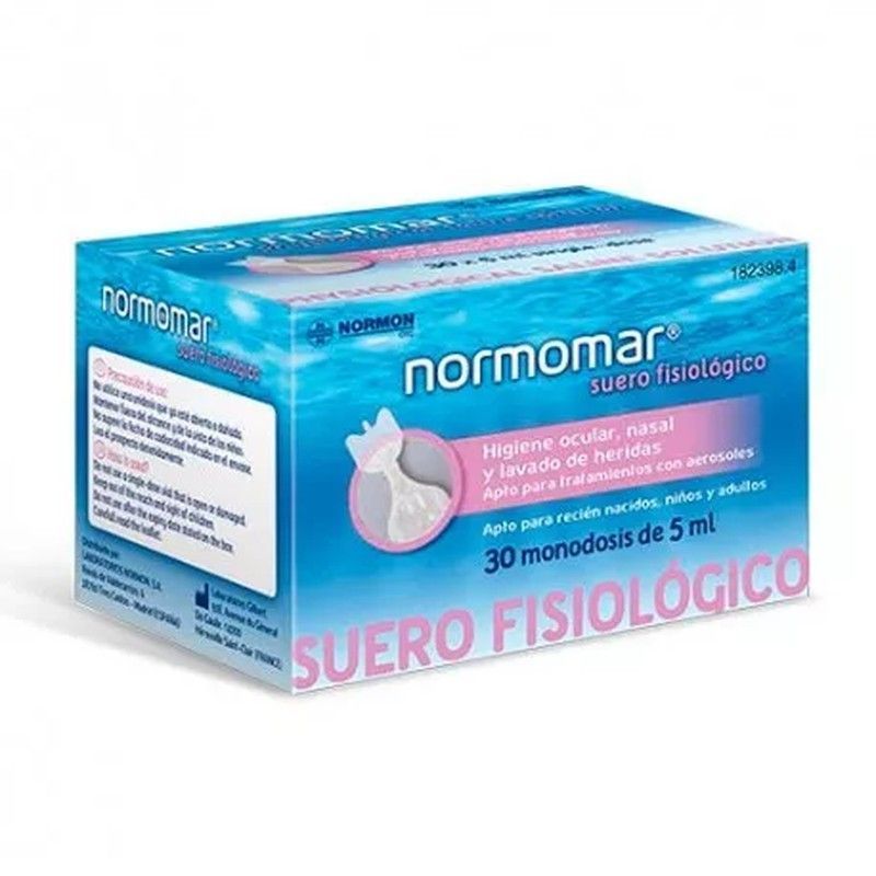 Normomar suero fisiológico 5ml 30 monodosis