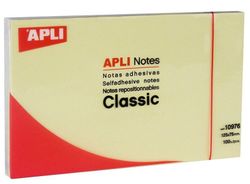 Notas adhesivas Classic 125 mm x 75 mm Amarillo