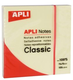 Notas adhesivas Classic 75 mm x 75 mm Amarillo