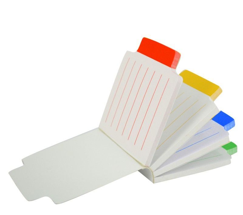 Notas adhesivas MAGIC en blanco con rayas de 70 x 70 mm