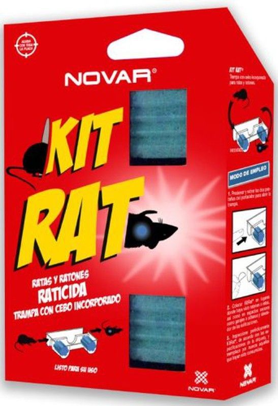 Novar Kit Rat (Trampa+Cebo)