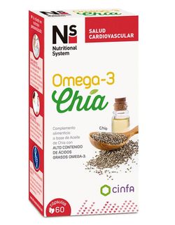 Ns Omega-3 Chía 60 Cápsulas