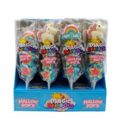 Nube unicornio brocheta Magic Rainbow mallow