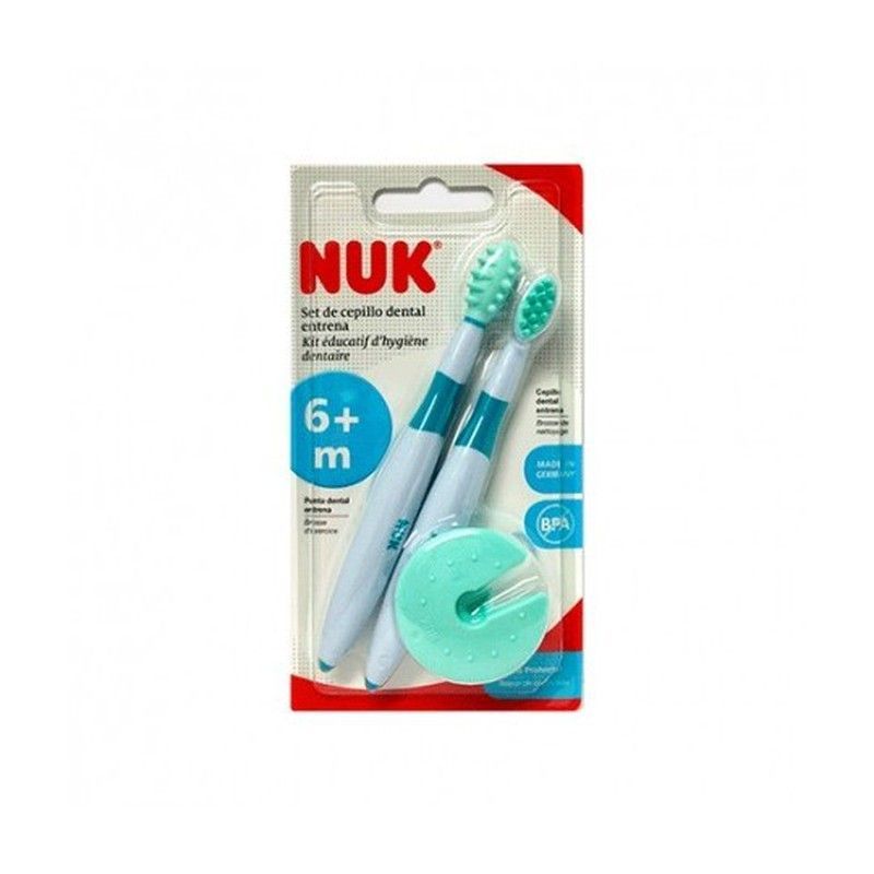 Nuk set de cepillo dental entrena para una higiene oral para tu bebé.