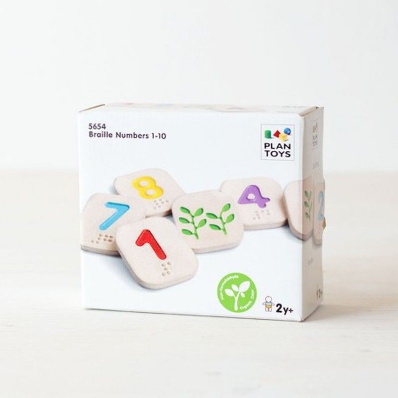 Números 1-10 Braille - Plan Toys