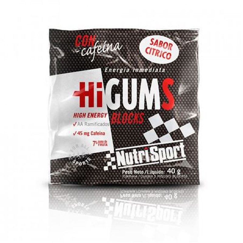 Nutrisport Higums Cafeína Cítrico