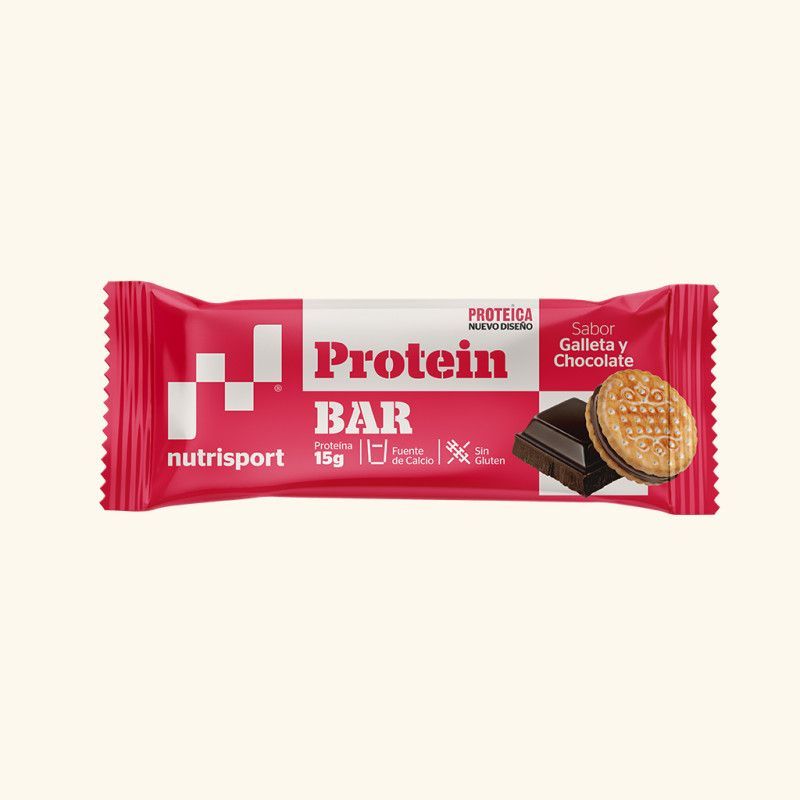 Nutrisport Protein Bar Barrita Proteica Galleta y Chocolate 44 g