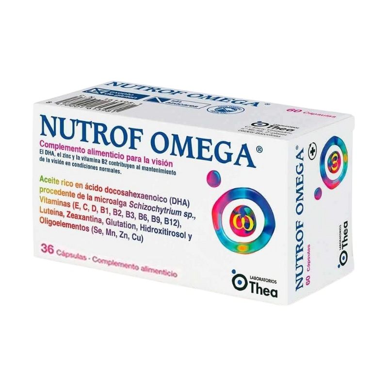 Nutrof Omega 36 cápsulas ▶ Complemento ocular con Omega-3