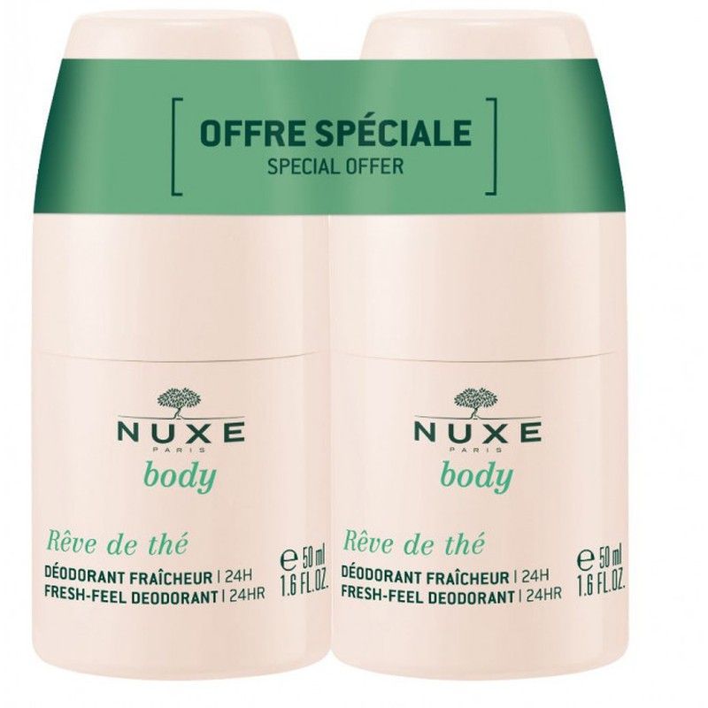 Nuxe Body Reve de The Desodorante Frescor 24h Duplo 2x50 ml