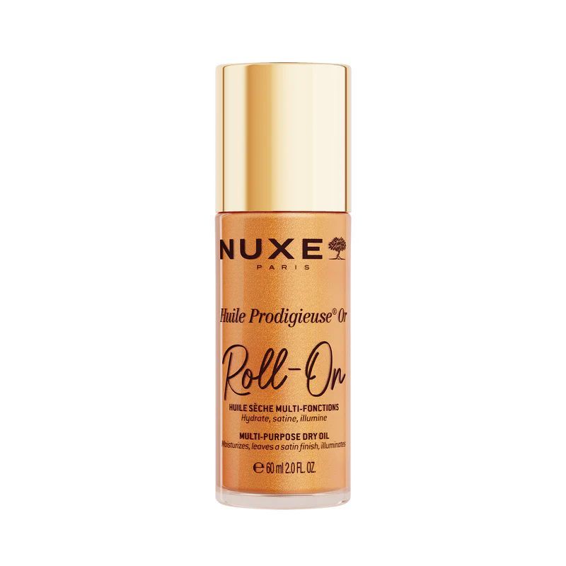 Nuxe Huile Prodigieuse Or Roll-On Aceite Seco Para Rostro, Cuerpo y Cabello 60 ml