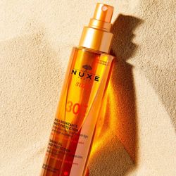 Nuxe Sun Aceite Bronceador Gold Para Rostro Y Cuerpo Spf 30