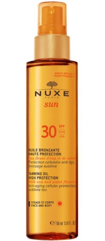 Nuxe Sun Aceite Bronceador Rostro y Cuerpo SPF30+ 150ml