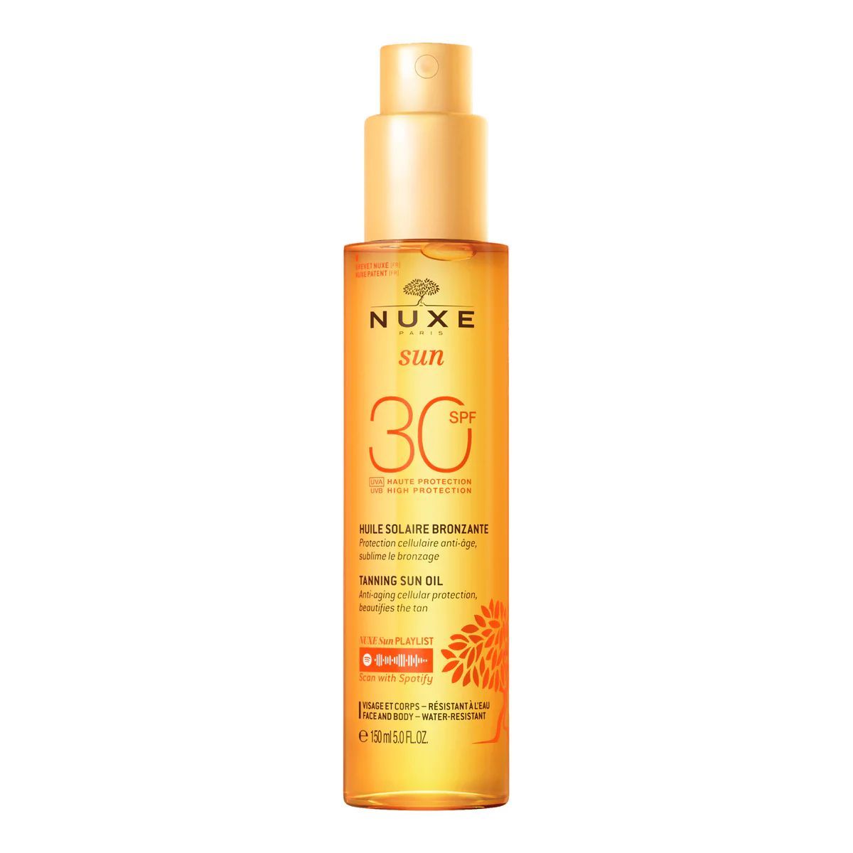 Nuxe Sun Huile Bronzante Haute Protection SPF30