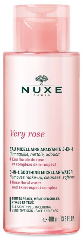 Nuxe Very Rose Agua Micelar 3 en 1 Calmante 400ml