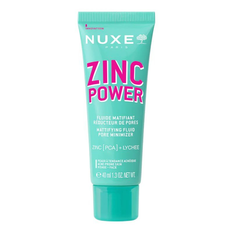 Nuxe ZINC POWER Fluido Matificante Minimizador de Poros 40 ml