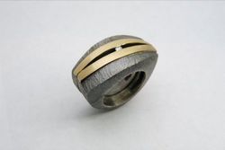 O-A-3473 Anillo prestige plata y oro con brillante